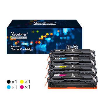 HP 131X 131A Remanufactured Toner Cartridge Cartridge (4 Pack)