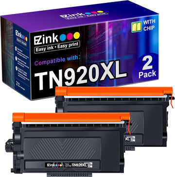 Brother TN920XL TN920 Compatible Toner Cartridge(2 Black, with Chip)