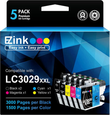 Brother LC3029XXL Compatible Ink Cartridges (5 Pack)