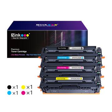 HP 202X CF500X Compatible Toner Cartridge (4 Pack)