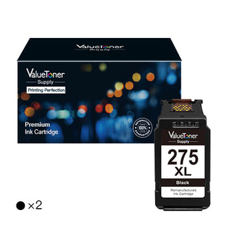 Canon 275XL PG-275 XL Remanufactured Ink Cartridge (2 Black)