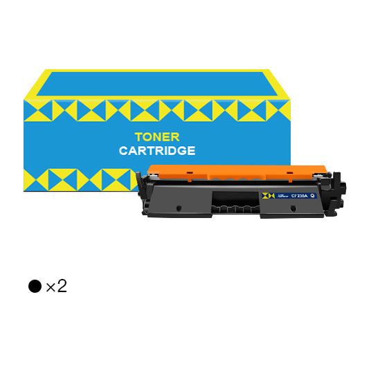 HP 30A CF230A Compatible Toner Cartridge (2 Black)