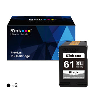 HP 61 61XL Remanufactured Ink Cartridge (2 Black)