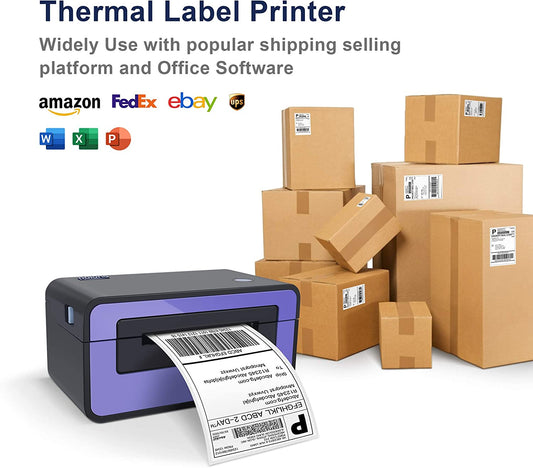 Thermal Labels, 4" x 6" Direct Thermal Shipping Label (Pack of 1000)