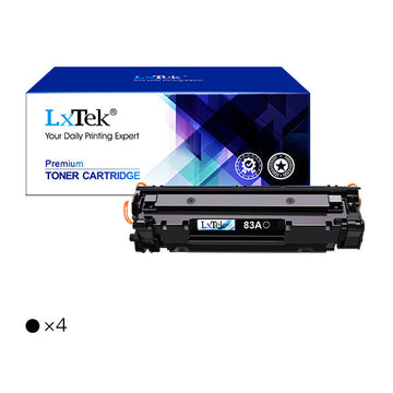 HP 83A CF283A Compatible Toner Cartridge (4 Black)