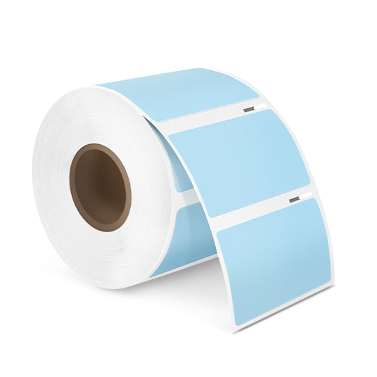 2.25”x1.25” Direct Thermal Label, Compatible with Zebra, Dymo, Rollo Label Printers, BPA Free (1000 Labels, Blue)