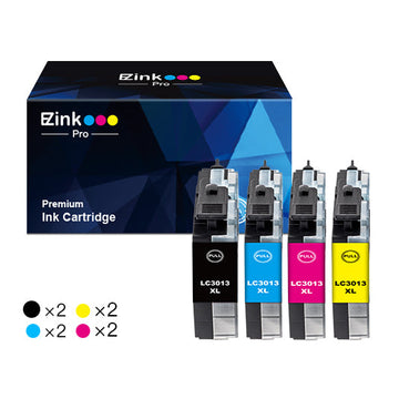 Brother LC3013 LC3011 LC-3013 Compatible Ink Cartridge (8 Pack)